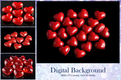 Heart Valentines Background Love Wallpaper Bokeh Backdrop28 Product Image 1