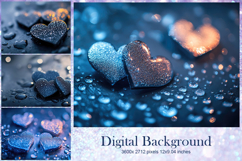 Heart Valentines Background Love Wallpaper Bokeh Backdrop66 Product Image 1