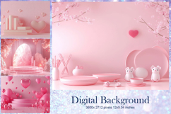 Heart Valentines Background Love Wallpaper Bokeh Backdrop49 Product Image 1