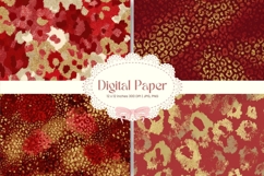Leopard Cheetah Animal Skin Background Fur Digital Paper_1 Product Image 1