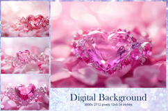 Heart Valentines Background Love Wallpaper Bokeh Backdrop31 Product Image 1