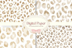 Leopard Cheetah Animal Skin Background Fur Digital Paper_13 Product Image 1