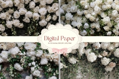 Flower Background Digital Paper Wallpaper Backdrop_16 Product Image 1