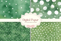 Polka dots Background Wallpaper Digital Paper Gift Wrap_2 Product Image 1