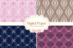 Vintage Background Classic Wallpaper Pattern Digital Paper_2 Product Image 1