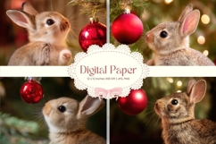 Easter Bunny Background Backdrop Rabbit Wallpaper Wall Art25 Product Image 1