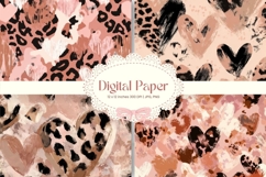 Leopard Cheetah Animal Skin Background Fur Digital Paper_3 Product Image 1
