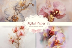 Flower Background Digital Paper Wallpaper Backdrop_31 Product Image 1