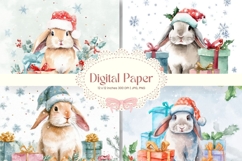 Easter Bunny Background Backdrop Rabbit Wallpaper Wall Art38 Product Image 1