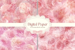 Flower Background Digital Paper Wallpaper Backdrop_39 Product Image 1