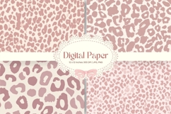 Leopard Cheetah Animal Skin Background Fur Digital Paper_4 Product Image 1
