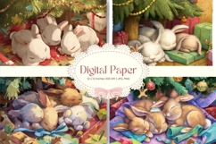 Easter Bunny Background Backdrop Rabbit Wallpaper Wall Art40 Product Image 1