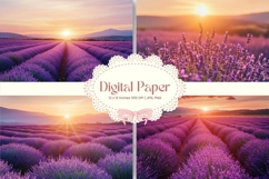 Flower Background Digital Paper Wallpaper Backdrop_46 Product Image 1