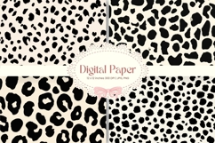 Leopard Cheetah Animal Skin Background Fur Digital Paper_5 Product Image 1