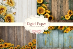 Flower Background Digital Paper Wallpaper Backdrop_55 Product Image 1