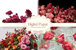 Flower Background Digital Paper Wallpaper Backdrop_59 Product Image 1