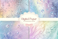 Water Bubbles Background Rainbow Water Drop Wallpaper_6 Product Image 1