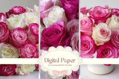 Flower Background Digital Paper Wallpaper Backdrop_62 Product Image 1