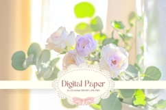 Rose Flower Background Digital Paper Wallpaper Backdrop_63 Product Image 1