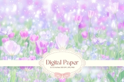 Magic Flower Background Wall art Wallpaper Backdrop_87 Product Image 1