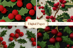 Christmas Knit Sweater Texture Background Winter Yarn_1 Product Image 1