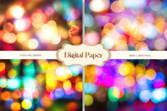 Christmas Light String Overlay Backdrop Background Wallpaper Product Image 1