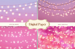 Christmas Light String Overlay Backdrop Background Wallpaper Product Image 1