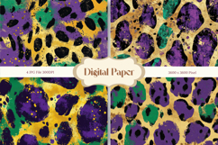 Leopard Cheetah Animal Skin Background Fur Digital Paper_3 Product Image 1