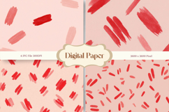 Paint Background Brushstroke Pattern Digital Paper Product Image 1