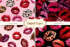Valentines Pattern Background Love Wallpaper Digital Paper Product Image 1