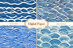 Abstract Wave Digital Paper Background Wallpaper Wallart_3 Product Image 1