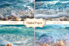 Sea Beach Landscape Background Summer Vacation Wall Art_2 Product Image 1