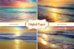 Sea Beach Landscape Background Summer Vacation Wall Art_5 Product Image 1