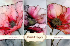 Flower Stained Glass Background Glass Texture Backdrop_29 Product Image 1