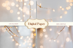 Christmas Light String Overlay Backdrop Background Wallpaper Product Image 1