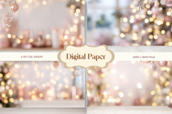 Christmas Light String Overlay Backdrop Background Wallpaper Product Image 1