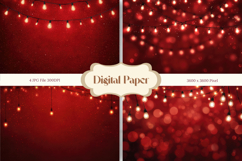 Christmas Light String Overlay Backdrop Background Wallpaper Product Image 1