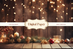 Christmas Light String Overlay Backdrop Background Wallpaper Product Image 1