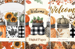 Pumpkin Background Fall Autumn Wallpaper Product Image 1