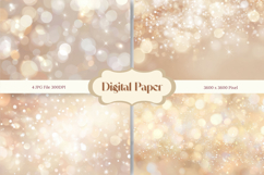 gold glitter Background Wallpaper Sparkles Digital Paper_1 Product Image 1