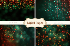 Christmas Light String Overlay Backdrop Background Wallpaper Product Image 1