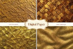 gold glitter Background Wallpaper Sparkles Digital Paper_4 Product Image 1