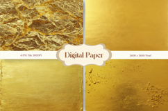 gold glitter Background Wallpaper Sparkles Digital Paper_5 Product Image 1