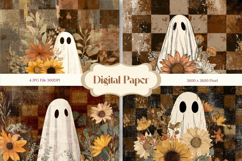 Halloween Background Ghost Scary Tomb Wallpaper Backdrop_3 Product Image 1