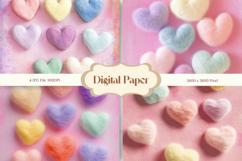 Heart Valentines Background Love Wallpaper Bokeh Backdrop_2 Product Image 1