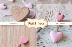 Heart Valentines Background Love Wallpaper Bokeh Backdrop_4 Product Image 1