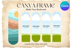 Bookmark Canva Frame Template Fill Your Own Editable Photo_2 Product Image 1