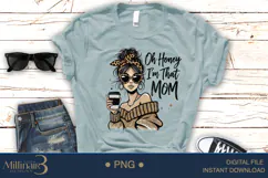 Oh Honey, I Am That Mom PNG Bold Leopard Mother’s Day PNG Product Image 4