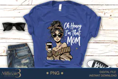 Oh Honey, I Am That Mom PNG Bold Leopard Mother’s Day PNG Product Image 5