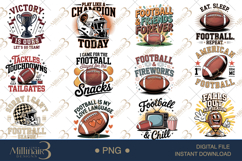 American Football PNG Bundle |Digital Design for Game Day Ap Product Image 1